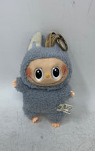 Load image into Gallery viewer, Pop Mart Blue Labubu The Monsters Vinyl Plush Keychain Replica