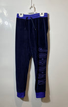 Load image into Gallery viewer, Jordan Girls Blue Purple Elastic Waist Drawstring Pockets Sweatpants Size L