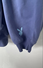 Load image into Gallery viewer, Playboy By Pacsun Mens Blue Long Sleeve Crew Neck Pullover Sweatshirt Size XS
