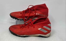 Load image into Gallery viewer, Adidas Mens Nemeziz 19.3 Turf Silver Red Lace-Up Soccer Shoes Size 7.5