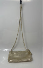 Load image into Gallery viewer, Alberta Di Canio Womens Gold Mine Chain Strap Shoulder Crossbody Bag