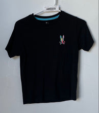 Load image into Gallery viewer, Psycho Bunny Kids Black Crew Neck Short Sleeve Pullover T-Shirt Size 10-12