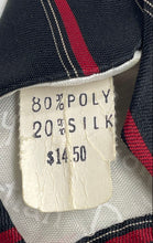 Load image into Gallery viewer, Christian Dior Mens Black Red Striped Embroidered Logo Adjustable Designer Tie