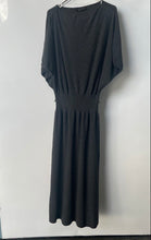Load image into Gallery viewer, Zara Womens Gray Short Sleeve Knitted Pullover Midi A-Line Dress Size S
