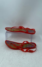 Load image into Gallery viewer, Coach Womens Natalee Multicolor Signature Print Jelly Thong Sandals Size 9 B