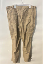 Load image into Gallery viewer, Michael Kors Womens Brown Pockets Flat Front Straight-Leg Cargo Pants Size 18W