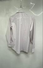 Load image into Gallery viewer, Michael Kors Mens White Purple Printed Long Sleeve Regular Fit Dress Shirt Sz 16