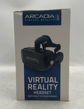 Load image into Gallery viewer, Arcadia Black 360 View Built-In Headphones Smartphone Virtual Reality Headset