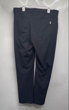 Load image into Gallery viewer, Penguin Mens Black Pockets Flat Front Straight Leg Ankle Pants Size 36X32