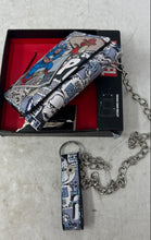 Load image into Gallery viewer, Marvel Womens Multicolor Captain America Print Tri-fold Chain Wallet With Box