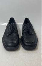 Load image into Gallery viewer, Bass Mens Black Leather Lace-Up Square Toe Oxford Dress Shoes Size 7.5