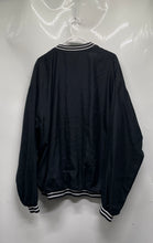 Load image into Gallery viewer, Reebok Mens Black Long Sleeve V-Neck Pullover Windbreaker Jacket Size XL