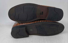 Load image into Gallery viewer, Giorgio Brutini Mens Brown Woven Leather Moc Toe Slip-On Loafer Shoes Size 10.5