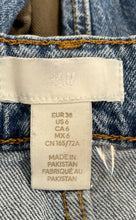 Load image into Gallery viewer, H&M Womens Blue Medium Wash Pockets Denim Straight Leg Jeans Pants Size 6