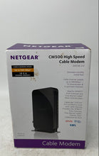 Load image into Gallery viewer, Netgear Model CM500 Black High Speed Cable Modem With Adapter Not Tested