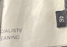 Load image into Gallery viewer, Giorgio & Mario Womens Black Zipped Pocket Open Front Blazer Jacket Size 46