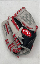 Load image into Gallery viewer, Rawlings Kids Mike Trout MT95GB Black White Red Leather Baseball Glove 9.5 Inch