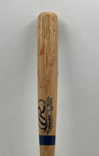 Load image into Gallery viewer, Rawlings Adirondack Pro Beige And Blue Ring Accent Wood Mini Baseball Bat