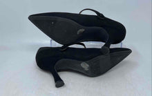 Load image into Gallery viewer, Liz Claiborne Womens Peak Black Pointed Toe Slip-On Spool Pump Heels Size 7 W