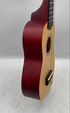Load image into Gallery viewer, Everjoys Beige Brown Handmade Wooden Instrument 4 String Soprano Ukulele w/ Bag