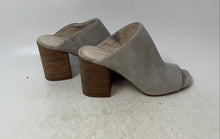 Load image into Gallery viewer, Kenneth Cole Womens Karolina Gray Open-Toe Slip-On Block Mule Heels Size 6