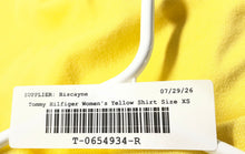Load image into Gallery viewer, Tommy Hilfiger Womens Yellow Short Sleeve Collared Golf Polo Shirt Size XS