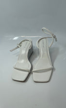 Load image into Gallery viewer, Madden Girl Womens Monet MONE01J1 White Ankle Strap Wedge Sandals Size 10 M