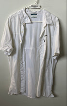 Load image into Gallery viewer, Columbia Mens White Short Sleeve Spread Collar Button-Up Shirt Size Large