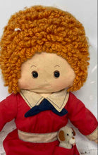 Load image into Gallery viewer, Knickerbocker Vintage Style 1982 Yarn Hair Little Orphan Annie Rag & Cloth Doll