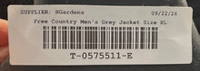 Load image into Gallery viewer, Free Country Mens Gray Black Red Colorblock Full-Zip 3-In-1 Jacket Size XL