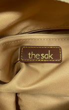 Load image into Gallery viewer, The Sak Womens Light Brown Sequoia Crochet Outer Pockets Shoulder Hobo Bag