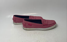 Load image into Gallery viewer, Cole Haan Womens Red Moc Toe Slip-On Penny Loafer Shoes Size 7.5B