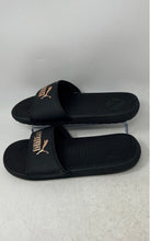 Load image into Gallery viewer, Puma Womens Black Gold Open Toe Slip-On Slide Sandals Size 8