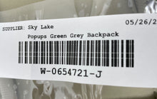 Load image into Gallery viewer, Popups Womens Safari Green Gray Everyday Adjustable Strap Backpack Bag