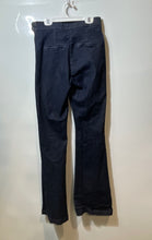 Load image into Gallery viewer, Express Womens Blue Flat Front Pockets Bootcut Leg Trouser Pants Size 2R