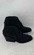 Load image into Gallery viewer, Eileen Fisher Womens Black Back Zip Almond Toe Block Heel Ankle Booties Size 6