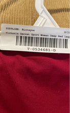 Load image into Gallery viewer, Victoria's Secret Womens Deep Red Stretch Sports Compression Leggings Size S