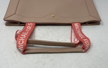 Load image into Gallery viewer, Michael Kors Womens Beige Leather Double Handle Shoulder Handbag