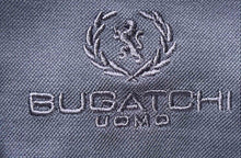 Load image into Gallery viewer, Bugatchi Uomo Mens Blue Short Sleeve Collared Regular Fit Polo Shirt Size Large