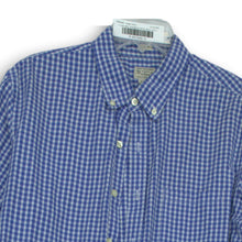 Load image into Gallery viewer, J.Crew Mens Blue White Plaid Print Long Sleeve Button-Up Shirt Size Large