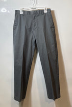 Load image into Gallery viewer, Kirkland Mens Gray Flat Front Slash Pockets Straight Leg Dress Pants Size 30x30