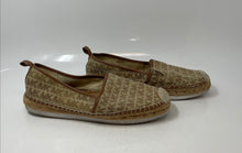Load image into Gallery viewer, Michael Kors Womens Lenny Brown Logo Print Slip-On Espadrille Flats Size 8M