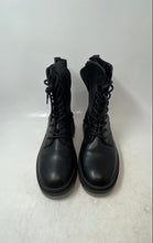Load image into Gallery viewer, Limelight Womens Erin 302755 Black Leather Lace-Up Ankle Combat Boots Size 9