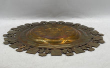 Load image into Gallery viewer, Decorative Embossed Religious Emblems Heraldic Motifs Buddhism Plate