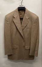 Load image into Gallery viewer, Ermenegildo Zegna Mens Brown Long Sleeve Two-Button Blazer Size 35