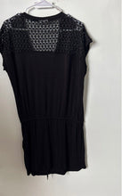 Load image into Gallery viewer, Calvin Klein Womens Black Short Sleeve Swimwear Cover-Up Dress Size S/M