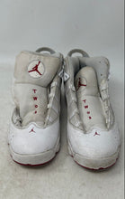Load image into Gallery viewer, Nike Kids Jordan 6 Rings 323432-116 Red White Basketball Shoes Size 3Y No Laces