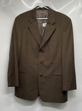 Load image into Gallery viewer, Hugo Boss Mens Brown Long Sleeve Notch Lapel Pockets Three-Button Blazer Size 40