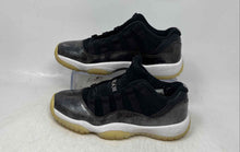 Load image into Gallery viewer, Nike Kids Air Jordan 11 Retro Low Black Sneaker Shoes Size 4.5Y No Laces
