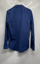 Load image into Gallery viewer, Calvin Klein Mens Blue Check Infinite Slim Fit Button-Up Shirt Size M